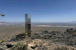 Authorities remove mysterious monolith north of Las Vegas