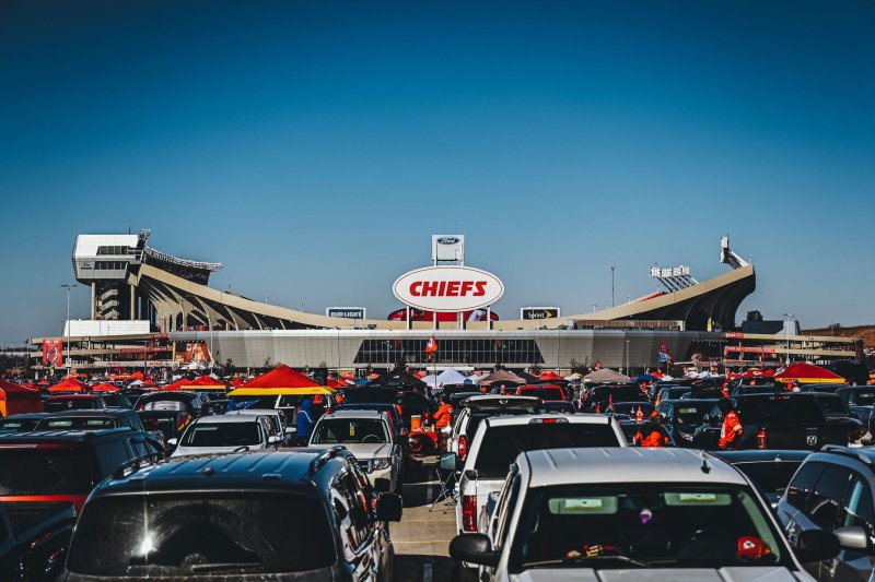 GEHA Field at Arrowhead Stadium will be used for the filming of Holiday Touchdown: A Chiefs Love Story. File Photo by Jason Hanna/UPI