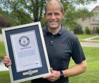 David Rush is closing in on the Guinness World Records throne