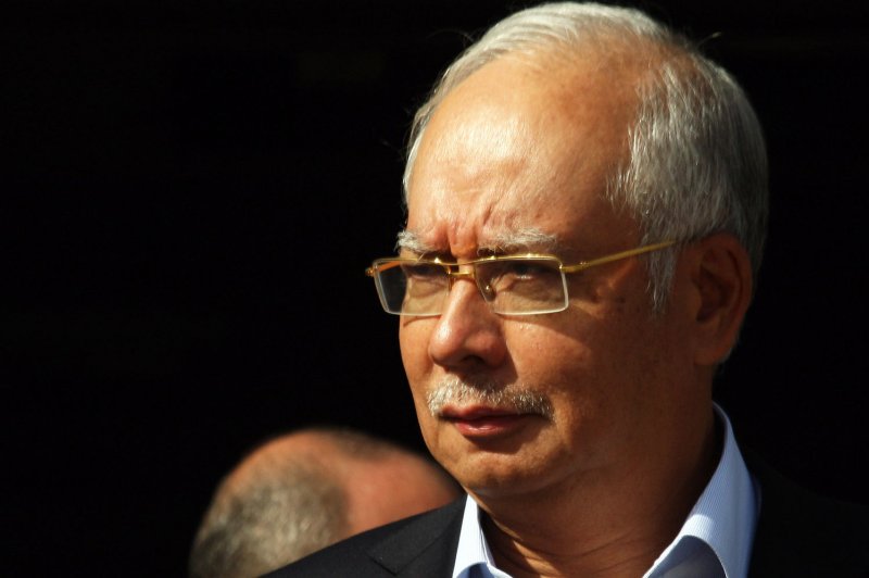 The Department of Justice said Wednesday it reached an agreement with Low Taek Jho for the largest-ever $100 civil forfeiture in a multi-billion dollar 1MDB Malaysia embezzlement and money laundering scheme. Prime Minister of Malaysia Mohammed Najib Razak (pictured, 2013) went to prison for his part in the scheme in August 2022. Low still faces criminal charges in New York. File Photo by Ismael Mohamad/UPI