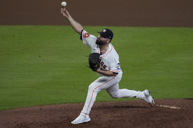 Houston Astros pitcher Jose Urquidy went 3-3 with a 5.29 ERA over 16 appearances last season. File Photo by Kevin M. Cox/UPI