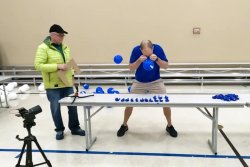 Idaho man uses his nose to inflate balloons for world record