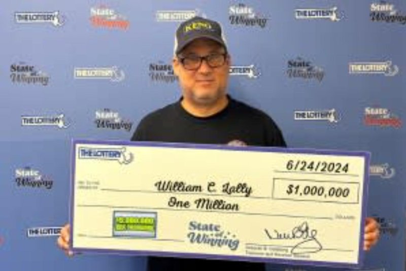 William Lally won $1 million after buying lottery tickets at the same store for 20 years. Photo courtesy of the Massachusetts State Lottery