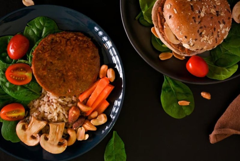 Plant-based meat alternatives may be healthier for your heart than traditional meat, a new review finds. Photo by Adobe Stock/HealthDay News