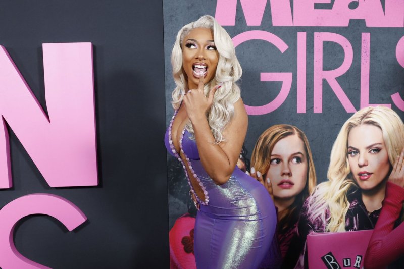 Megan Thee Stallion is set to open the BET Awards ceremony on Sunday. File Photo by John Angelillo/UPI