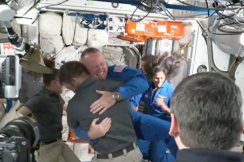 Boeing Starliner astronauts Butch Wilmore and Suni Williams have stayed aboard the International Space Station nearly two weeks longer than scheduled, but they haven't overstayed their welcome. NASA Screengrab/UPI