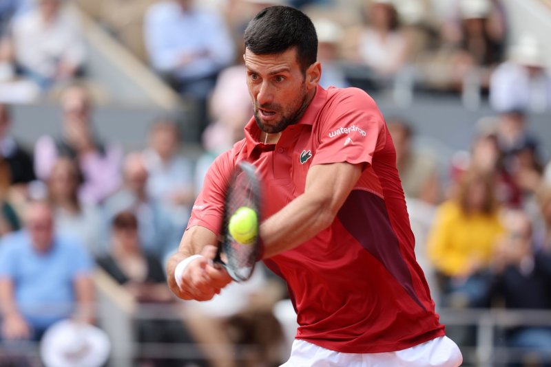 Novak Djokovic said he could potentially play in Wimbledon 2024, despite undergoing knee surgery earlier this month. File Photo by Maya Vidon-White/UPI