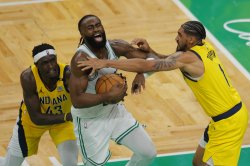 'Resilient' Celtics overcome Pacers in OT, win Game 1 of ECF