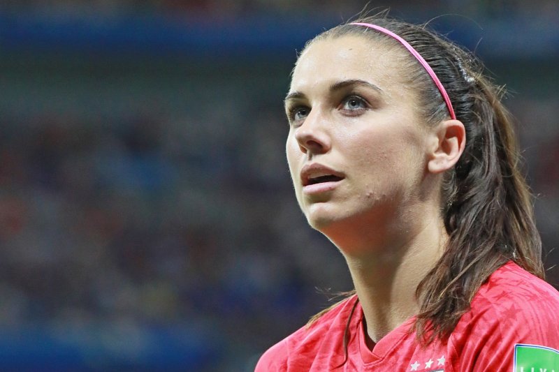 Alex Morgan will not compete for Team USA at Paris 2024. File Photo by David Silpa/UPI