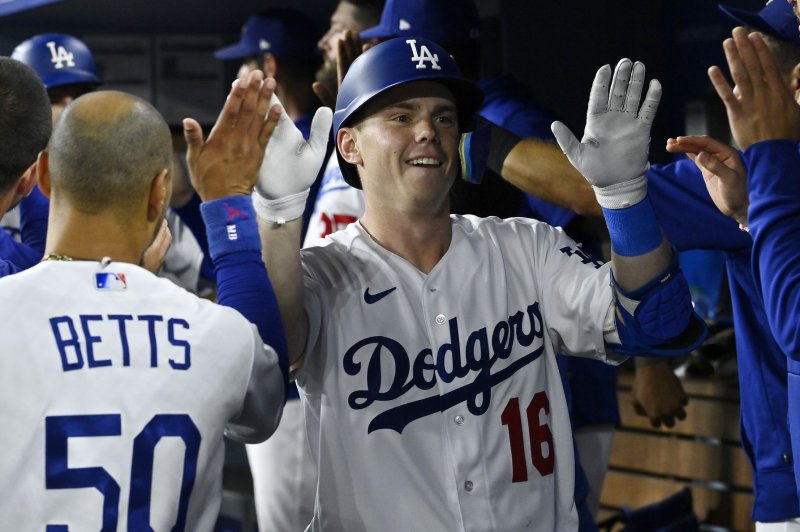 Los Angeles Dodgers catcher Will Smith recorded two home runs in a win over the New York Mets on Wednesday in Queens. File Photo by Jim Ruymen/UPI